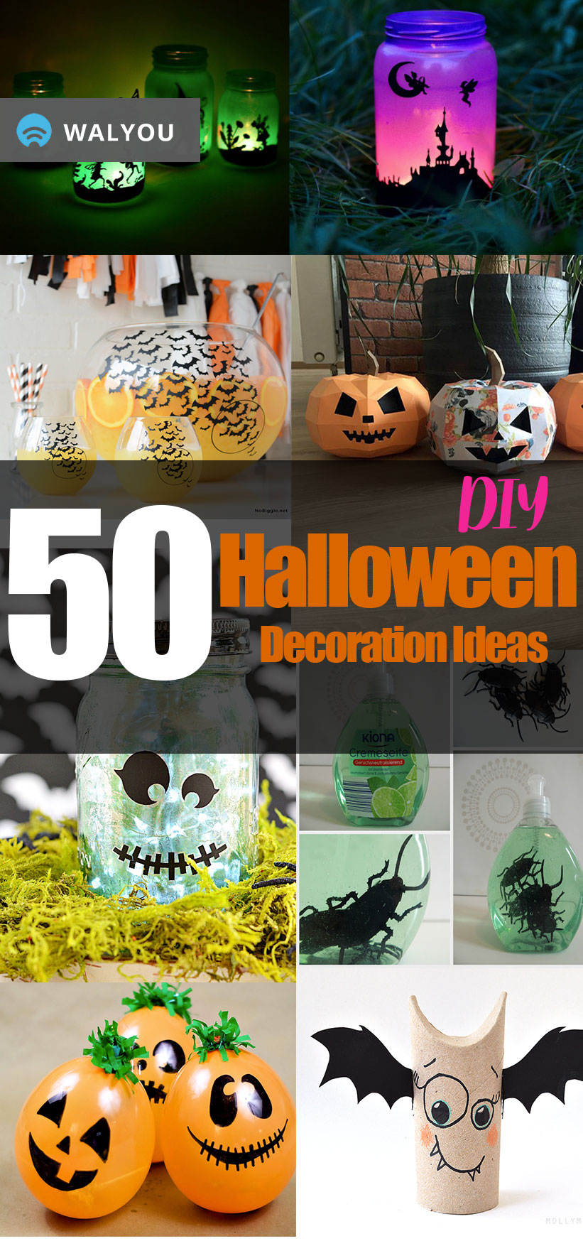 50 Easy Diy Halloween Decoration Ideas Walyou,Very Small Kids Bedroom Ideas