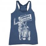 Droids for President Hand Screen Printed Tank Top
