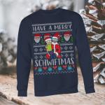 Merry Schwiftmas Rick And Morty Ugly Chrismtas Sweater