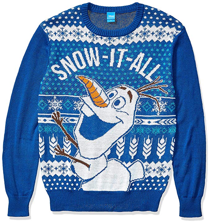Disney Snow-It-All-Frozen Ugly Christmas Sweater