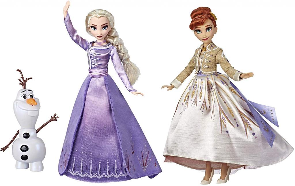 Frozen Disney Elsa Ann Olaf Deluxe Fashion Doll Set