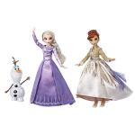 Frozen-Disney-Elsa-Anna-Olaf-Deluxe-Fashion-Doll-Set