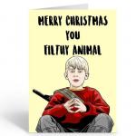 Home Alone’s Macaulay Culkin Funny Christmas Card 