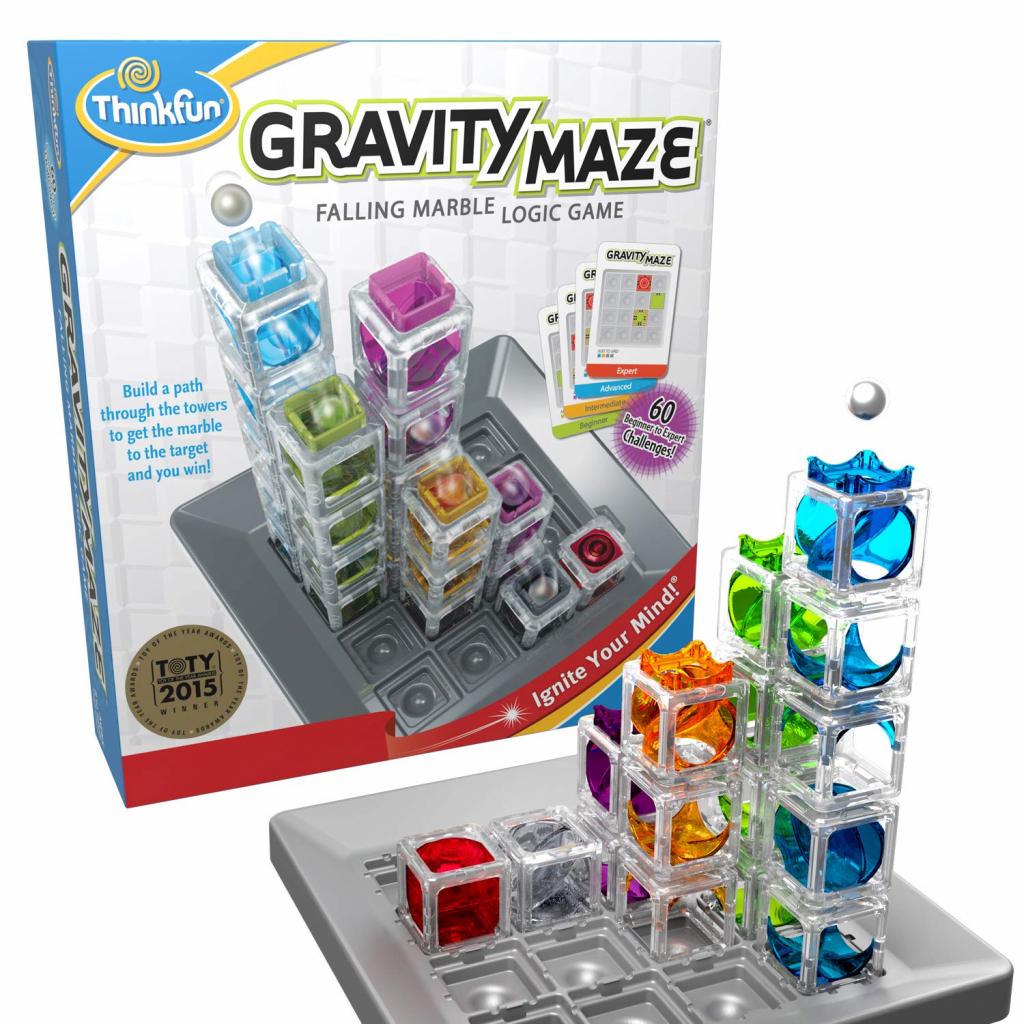 ThinkFun Gravity Maze Marble Run Logic Game and STEM Toy for Boys and Girls