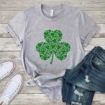 Clovers in a clover St. Patrick’s Day Shirt
