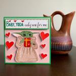 Pop out Baby Yoda Valentine’s Day Card