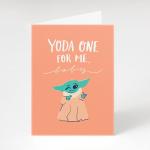 Yoda One for Me Baby Valentine’s Day Card