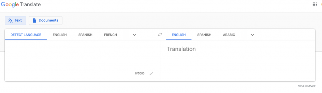 Google Translate Update