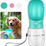 Portable water bottle and dispenser for pets
