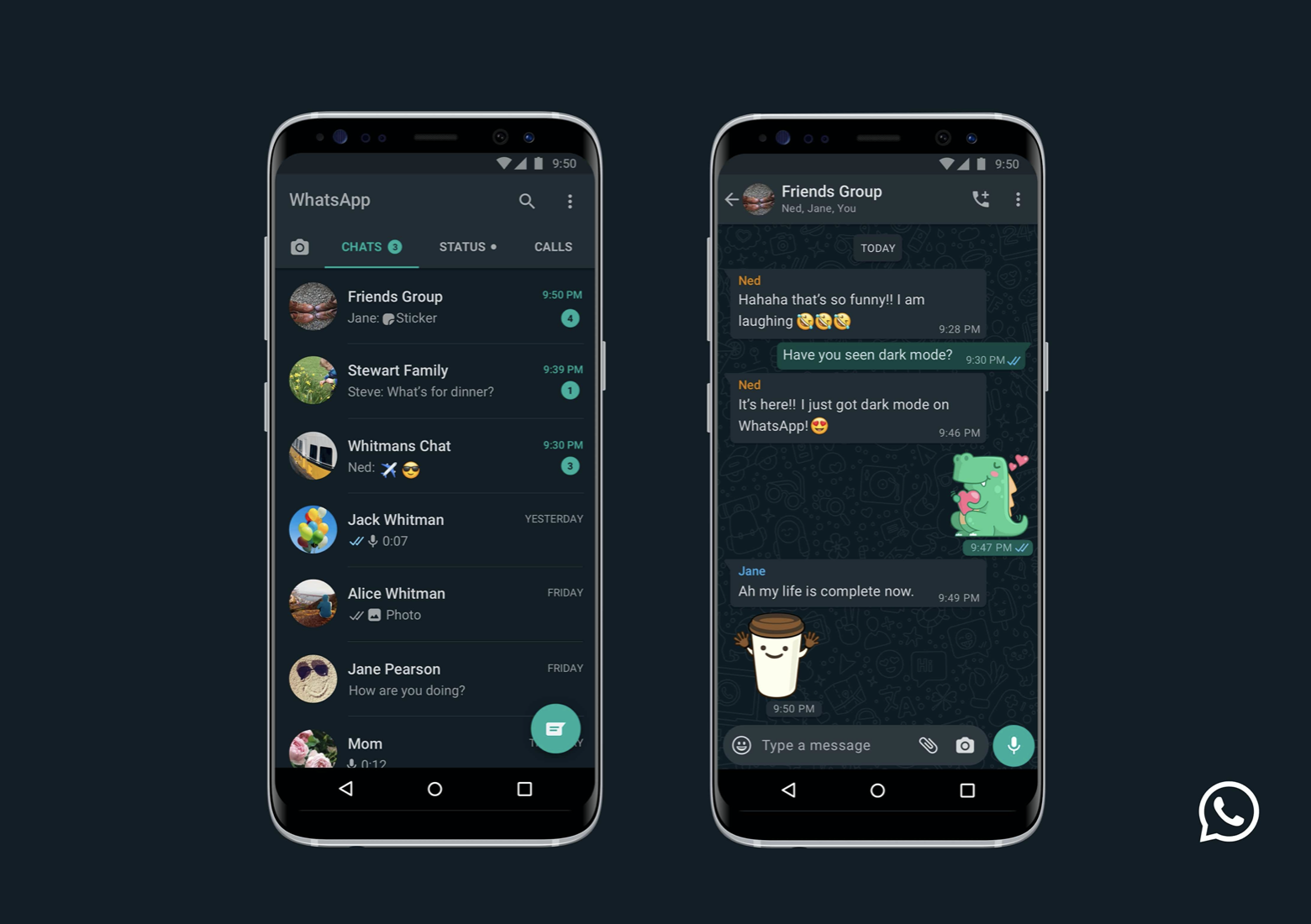 WhatsApp Dark Mode Is Now Available on iOS and Android