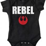 Rebel Star Force Nerd Sci-Fi Retro Gift Baby Romper Bodysuits