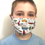 Reversible and washable cars face mask