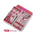 21 Piece:Lot Stainless Steel Manicure Professional Set