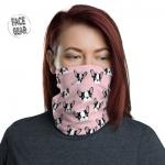 Cute French Bulldog Cloth Face Mask : Neck Gaiter