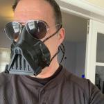 Darth Vader Style Filter Face Mask