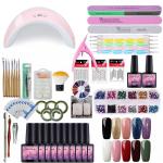 Saint-Acior Gel Nail Polish Kit with UV Light 36W LED UV Nail Dryer