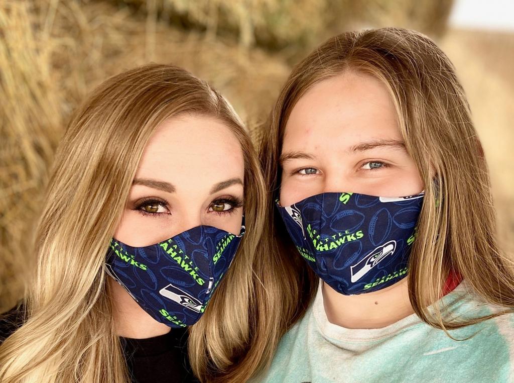 Cotton Seattle Seahawks Face Mask