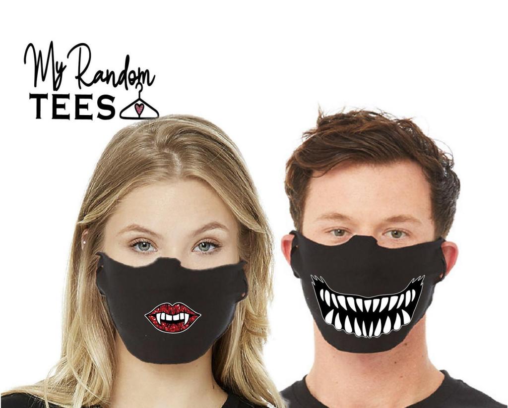 Funny teeth face masks