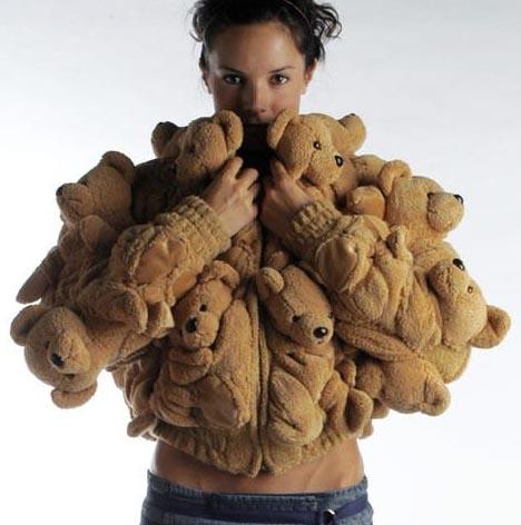 plush dog coat