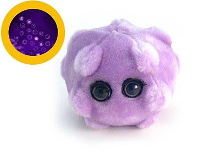 kissing disease plush