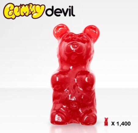 huge gummy bear red