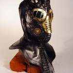 steampunk metallic mask tilt - Walyou