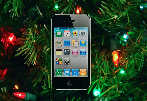 Adorn Your Christmas Tree with the White iPhone Ornament