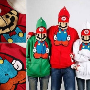 mario hoodie champion