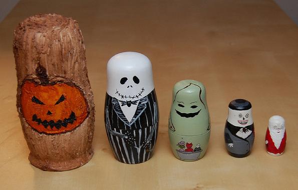 nightmare before christmas russian nesting dolls