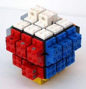 Rubik's Cube + Lego = One Awesome Retro Toy Mod