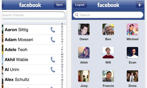 Facebook apps for iphone