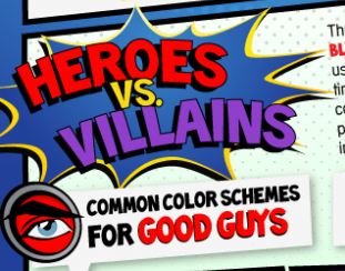Comic Book Color Palette: Are You a Hero or a Villain?
