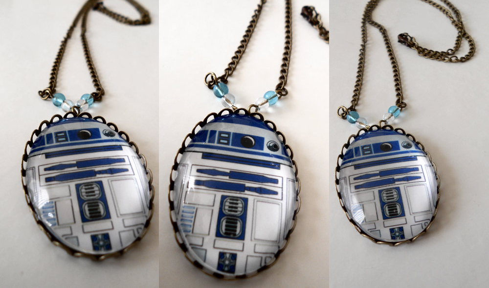 c3po r2d2 necklace