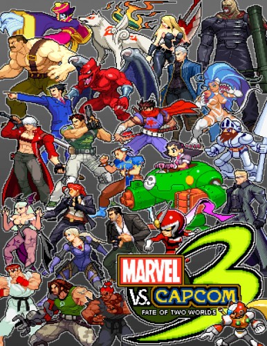 Ultimate Marvel vs. Capcom 3 Cast As 2D Sprites