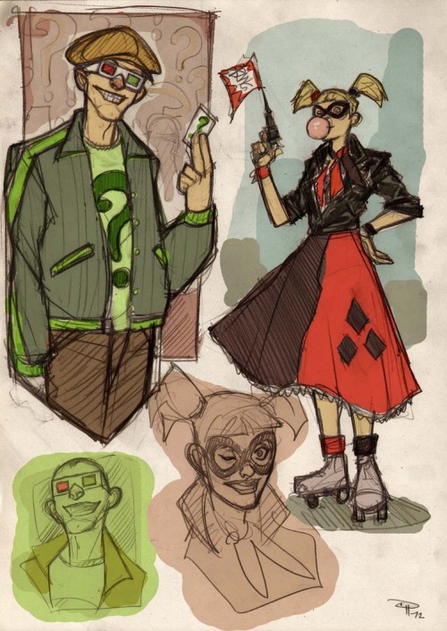 Riddler & Harley Quinn Walyou
