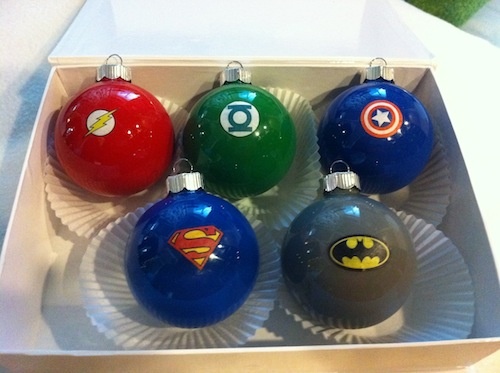 superhero ornaments