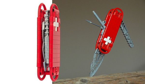 LEGO Swiss Army Knife - Walyou