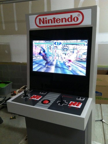 Nintendo Themed Arcade Cabinet