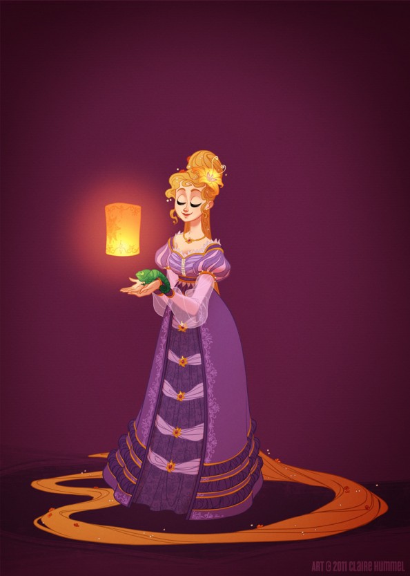 Disney Princesses in Accurate Period Costume