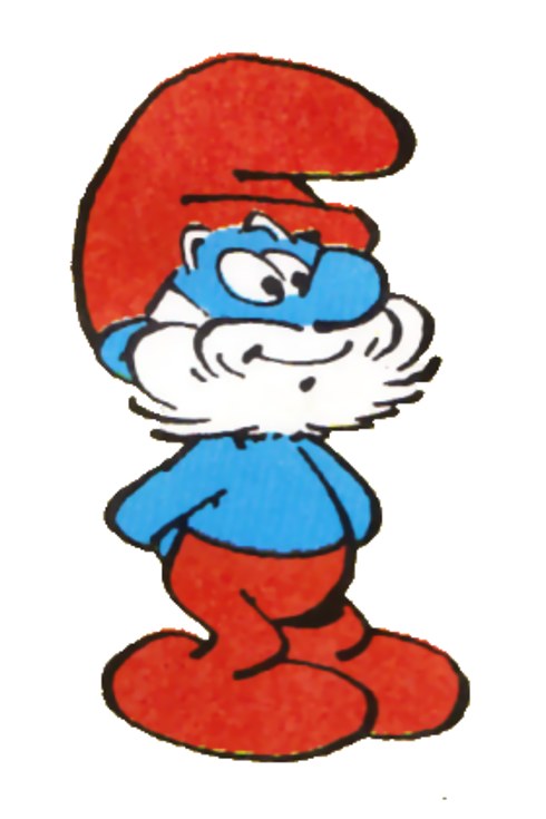 papa smurf teddy bear