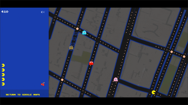 Pacman Becomes Playable On Google Maps For April s Fools Walyou
