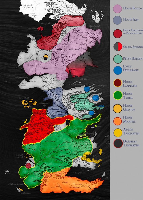 20 Fantastic A Song of Ice and Fire Maps