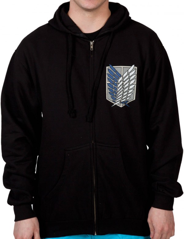 Attack on Titan Survery Corps Anime Hoodie - Walyou