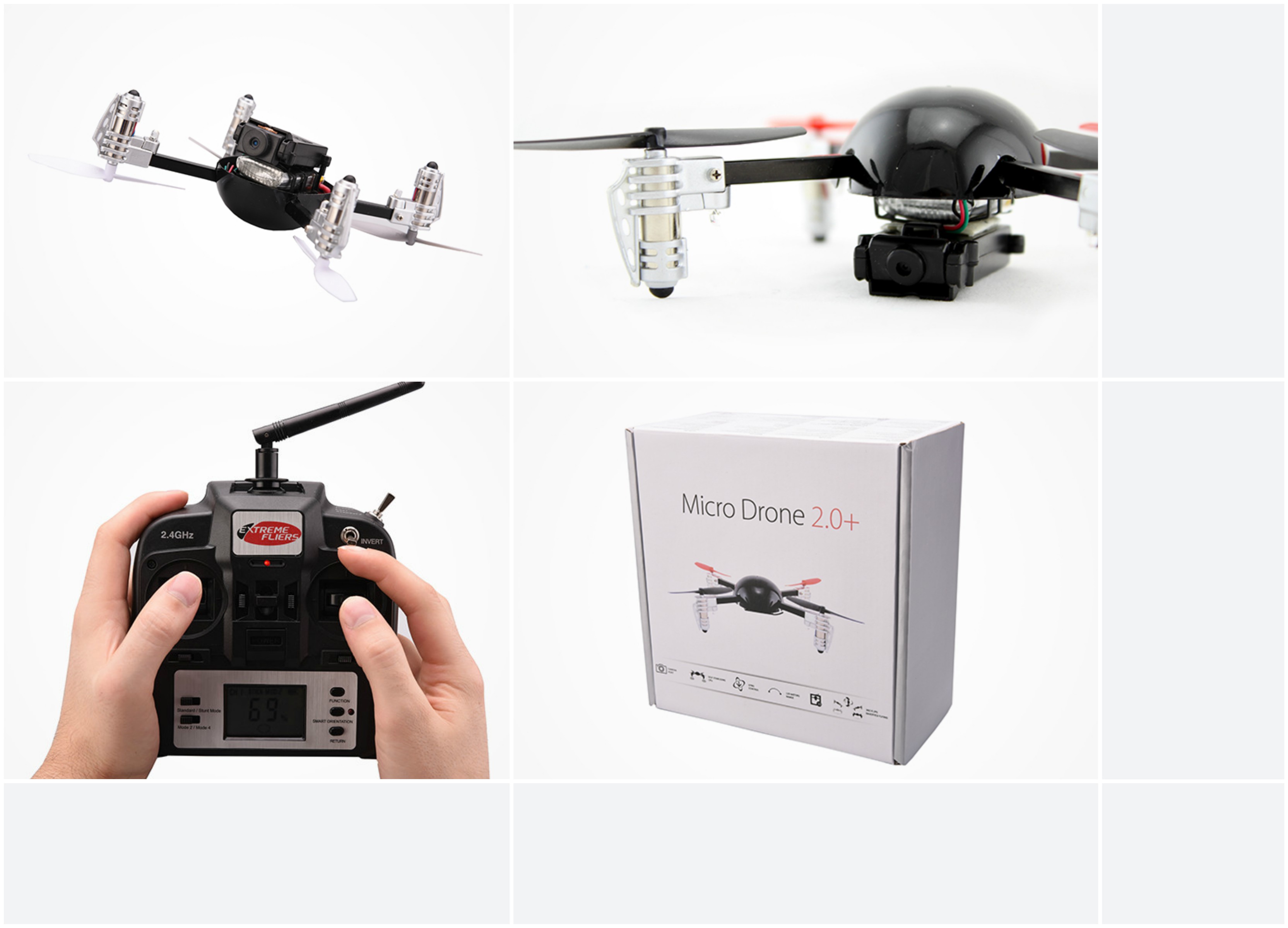 Micro Drone 2.0+ HD Camera Inverted Flight Edition - Walyou