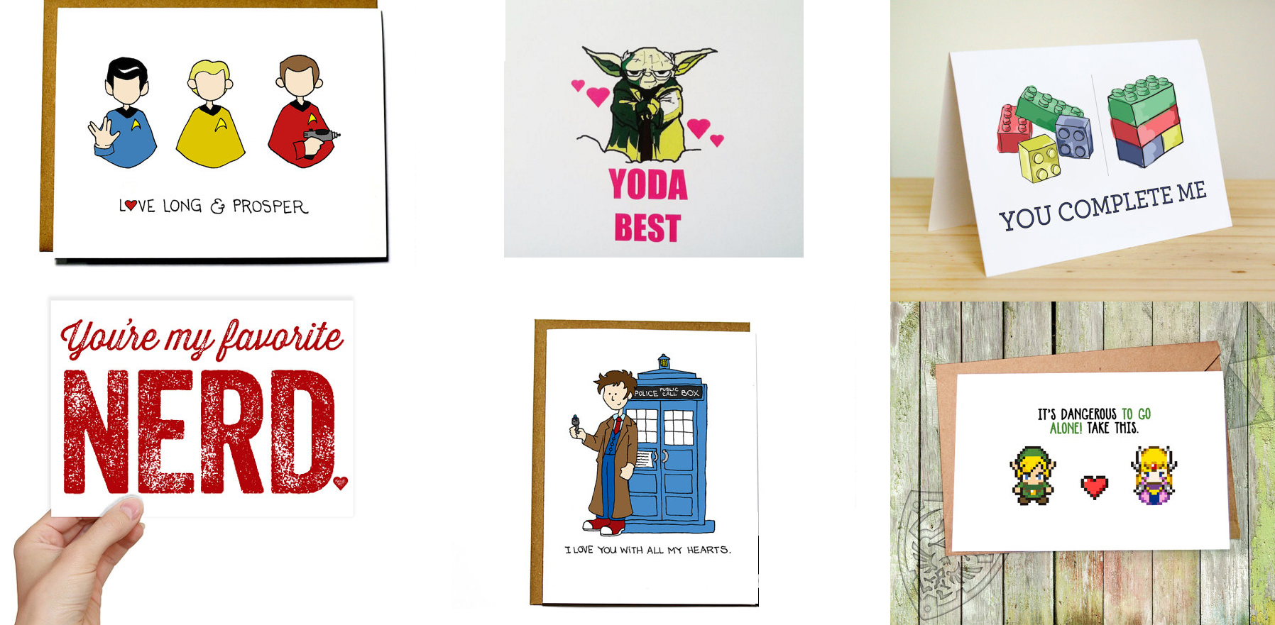 10 Geeky Valentine's Day Cards
