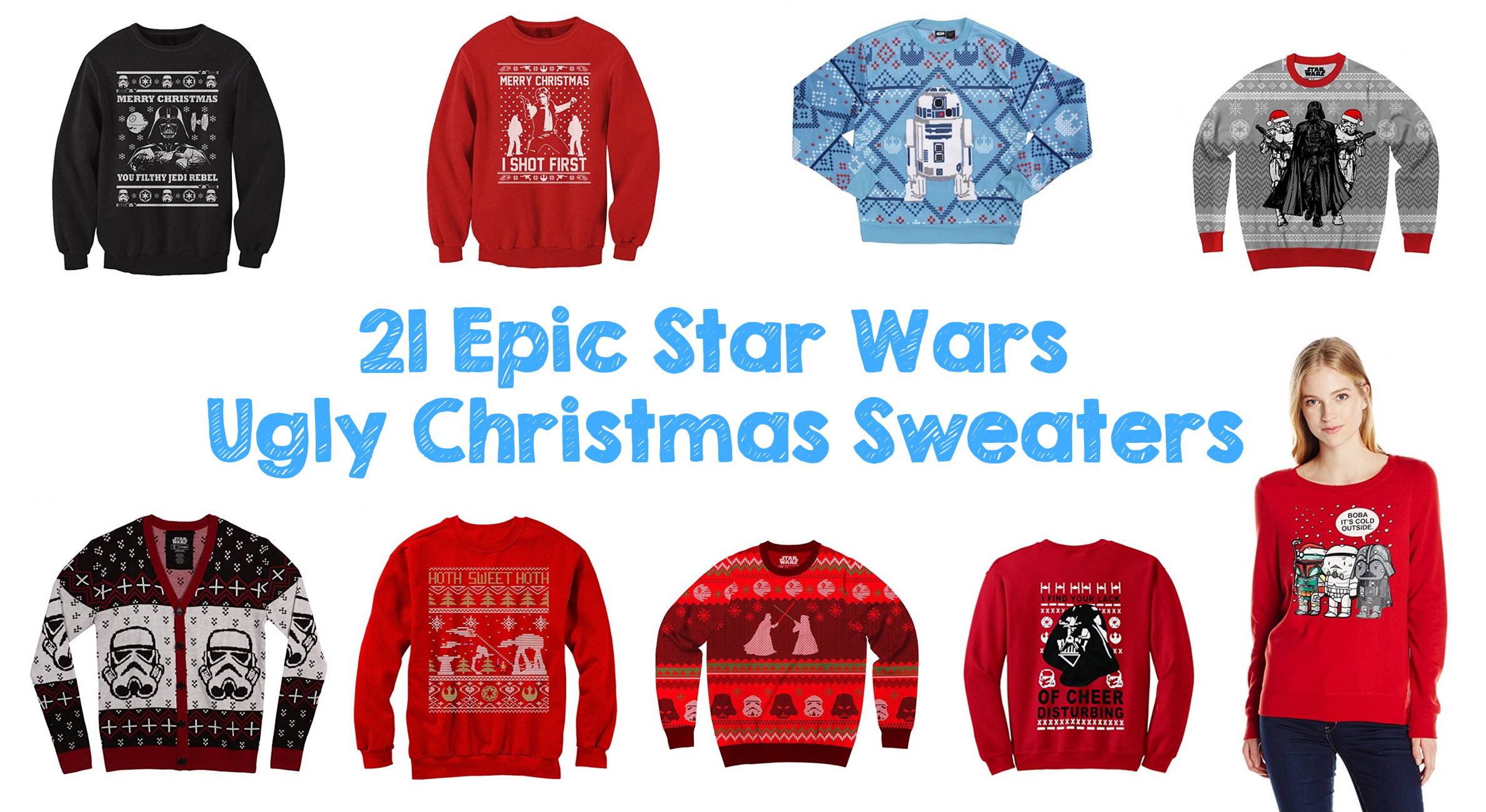 star wars ugly xmas sweater