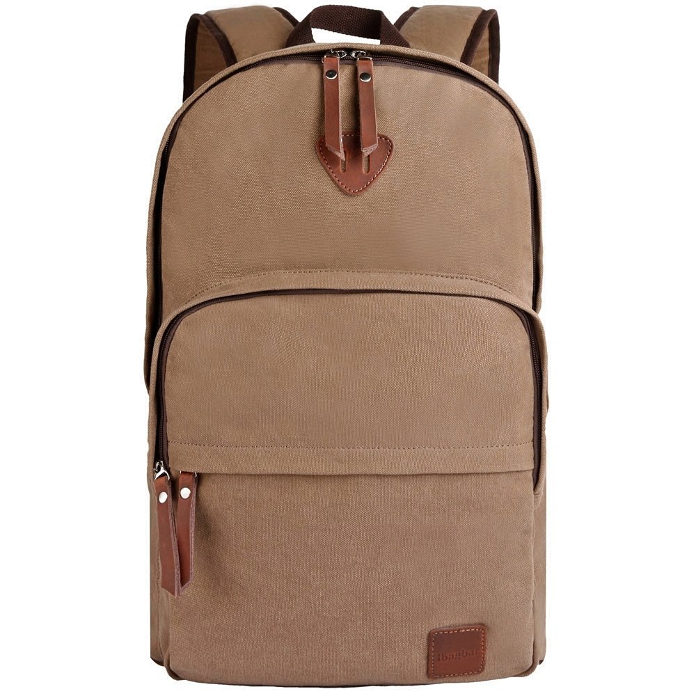 Ibagbar Vintage Canvas Backpack for Laptops - Walyou