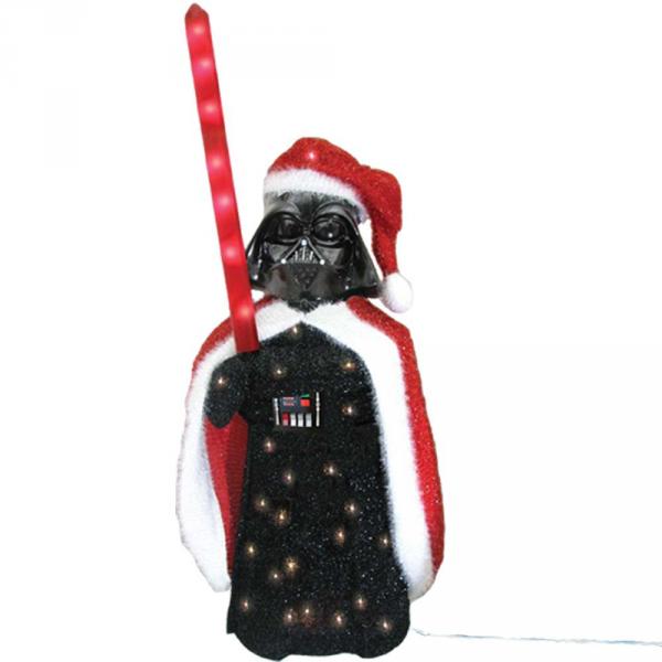 Kurt Adler Darth Vader 3D Tinsel Lawn Seasonal Décor Walyou