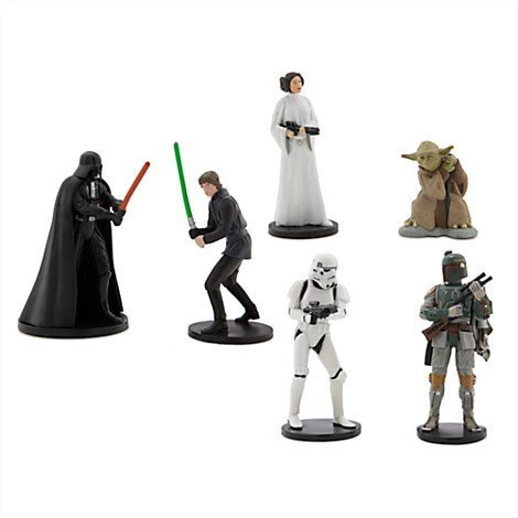 Star Wars Figure Playset - Cake Toppers - Walyou