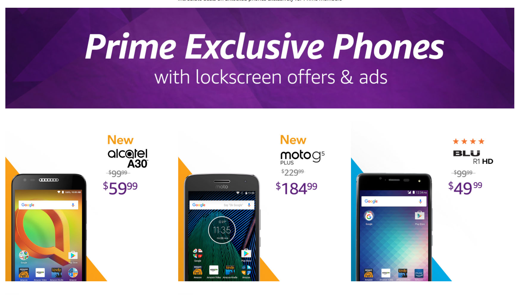 4 Best Amazon Prime Exclusive Phones